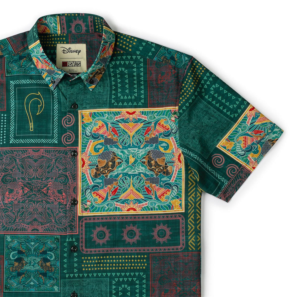 Disney’s Moana "Ocean Tapestry (Multicolor)" – KUNUFLEX Short Sleeve Shirt