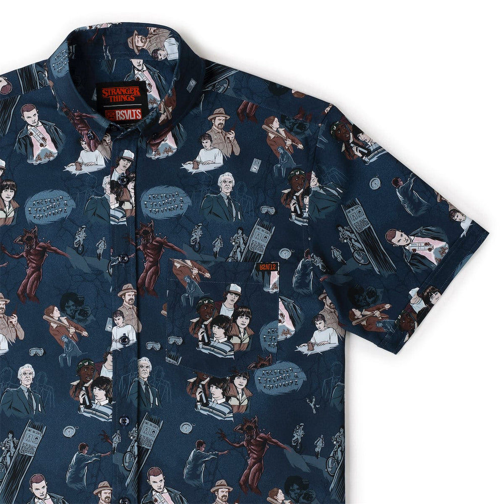 Stranger Things "Something Is Coming" – KUNUFLEX Short Sleeve Shirt