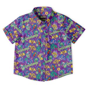 Goosebumps "Scared Sheetless" – Youth KUNUFLEX Short Sleeve Shirt