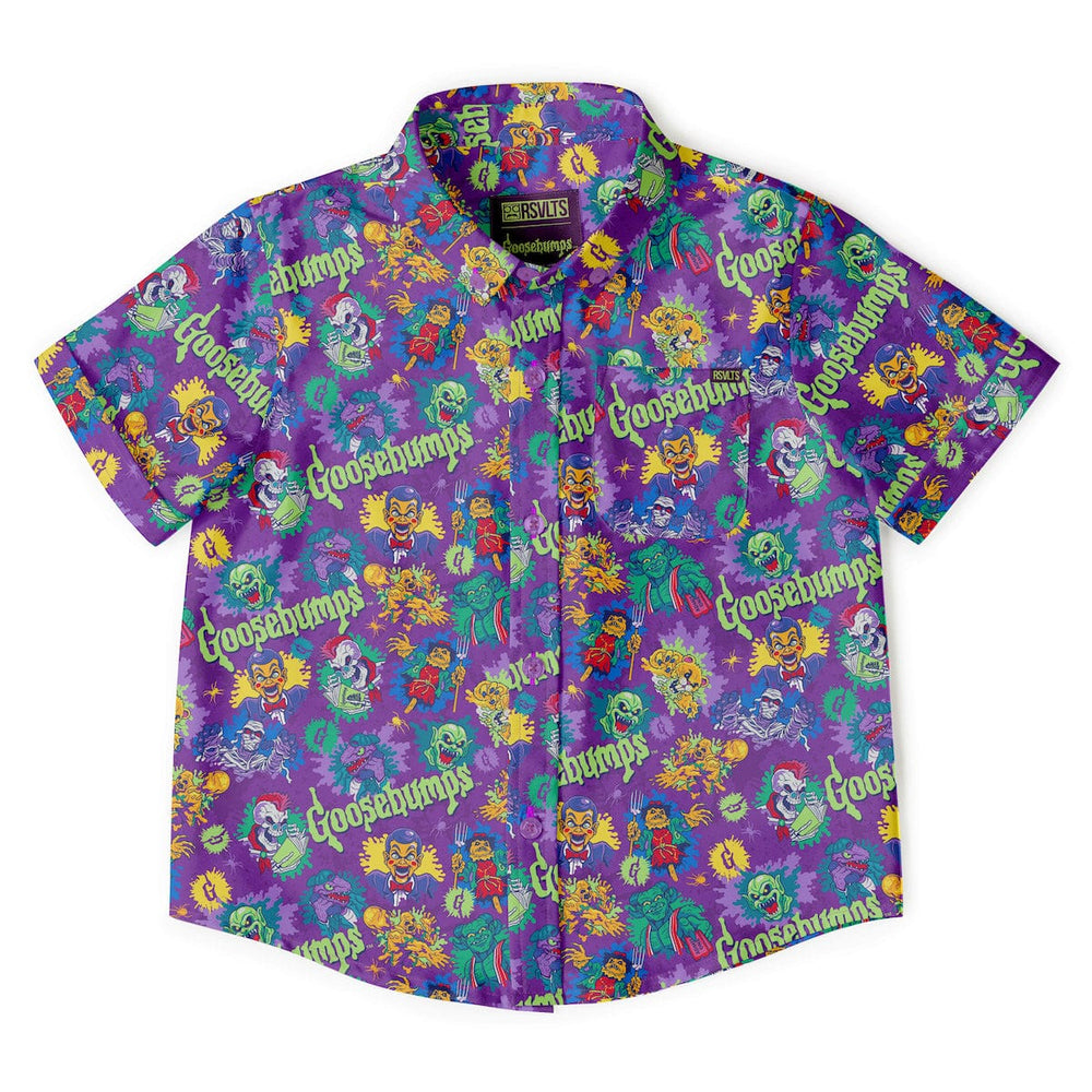 Goosebumps "Scared Sheetless" – Youth KUNUFLEX Short Sleeve Shirt