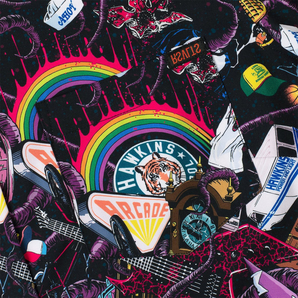 Stranger Things "Dimensions Collide" – Women's KUNUFLEX Short Sleeve Shirt - Image 4