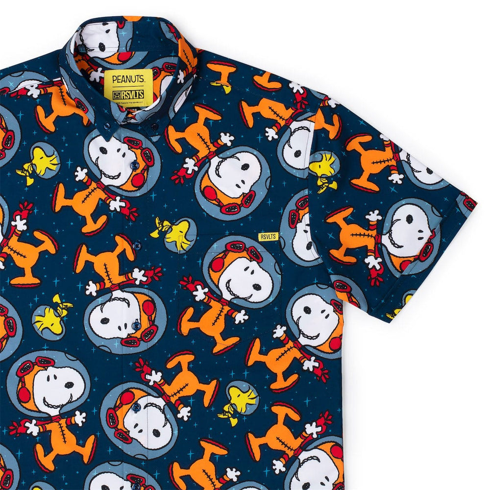 Peanuts "Snoopy in Space" – KUNUFLEX Short Sleeve Shirt