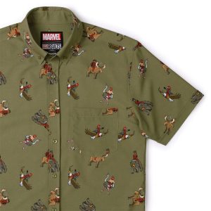 Deadpool "Deady Riding Things" – KUNUFLEX Short Sleeve Shirt
