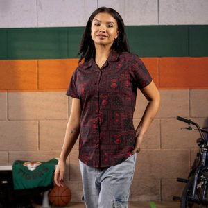 Stranger Things "Welcome to Hellfire" – Women's KUNUFLEX Short Sleeve Shirt