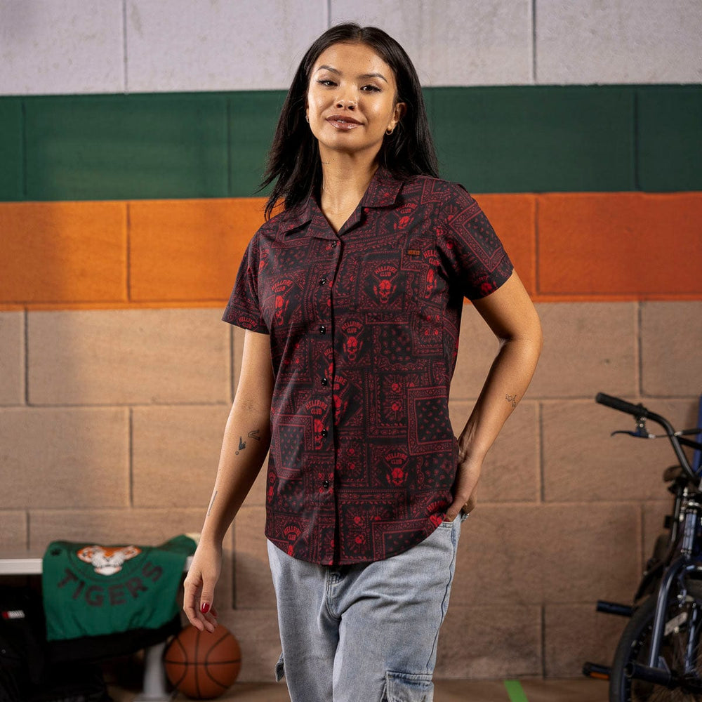 Stranger Things "Welcome to Hellfire" – Women's KUNUFLEX Short Sleeve Shirt