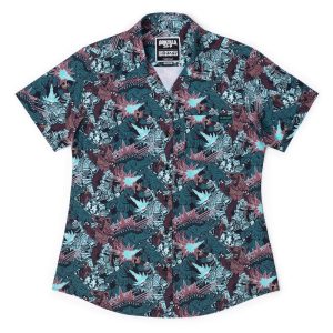 Godzilla "Monsters and Mecha" – Women's KUNUFLEX Short Sleeve Shirt
