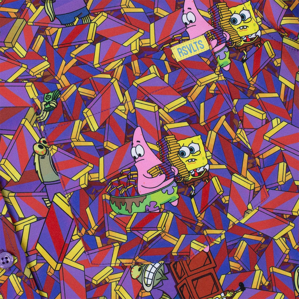 SpongeBob "CHOOOOOCOLATE!!!" – KUNUFLEX Short Sleeve Shirt - Image 3