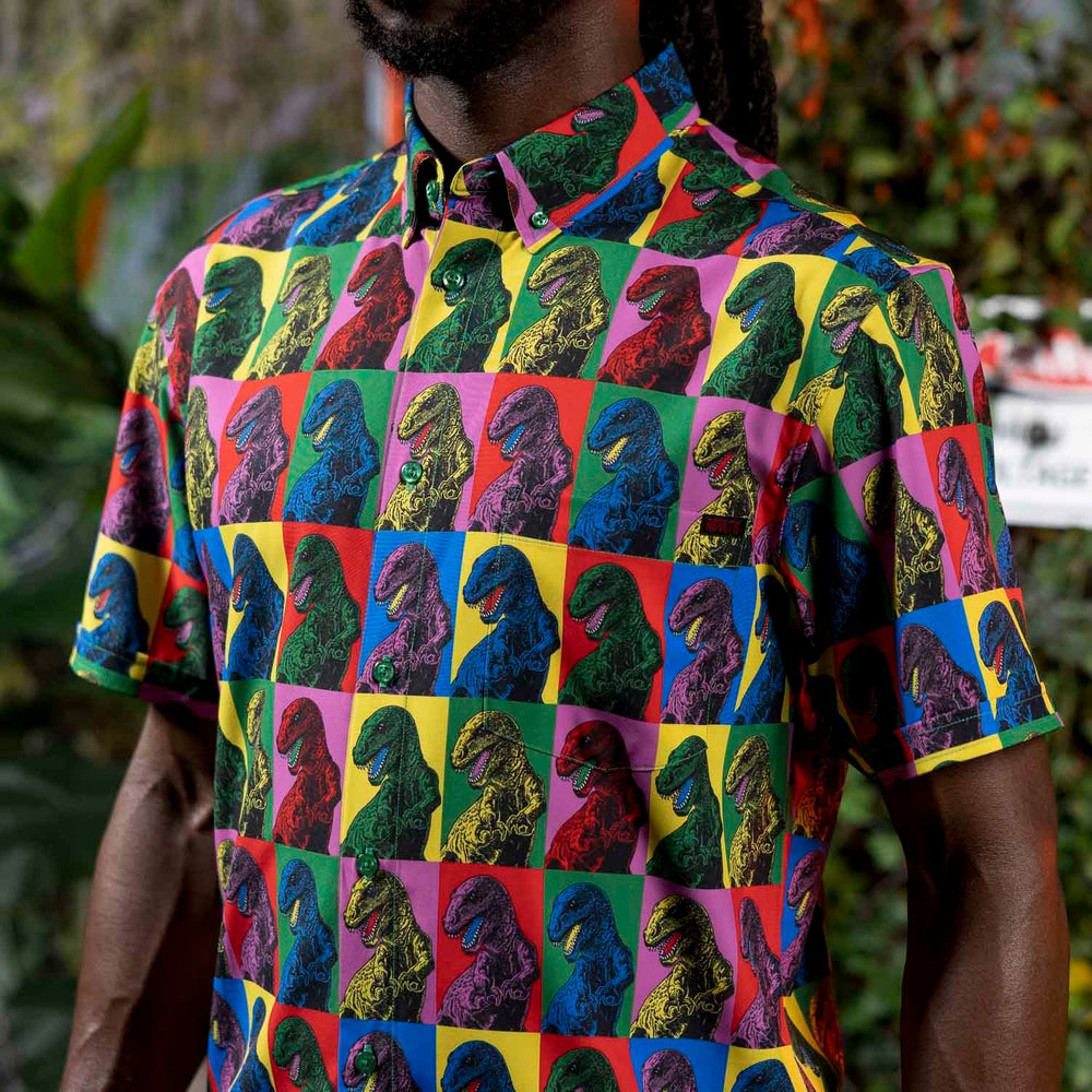 Jurassic Park "Jurassic Pop" – KUNUFLEX Short Sleeve Shirt - Image 4