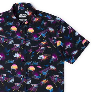 Star Wars™ "Synthwave Dogfight" – KUNUFLEX Short Sleeve Shirt
