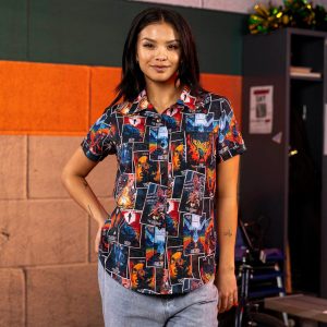 Stranger Things "The Art of Four" – Women's KUNUFLEX Short Sleeve Shirt