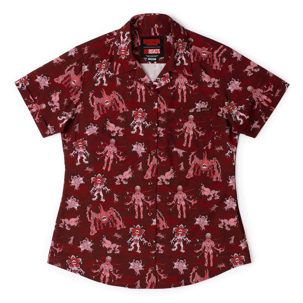 Stranger Things "Vecna and Friends" – Women's KUNUFLEX Short Sleeve Shirt