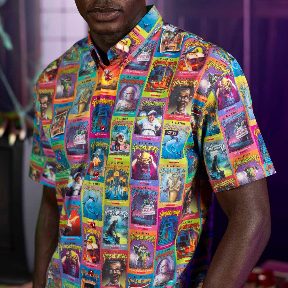 Goosebumps "Book Fair Nightmare" – KUNUFLEX Short Sleeve Shirt - Image 4