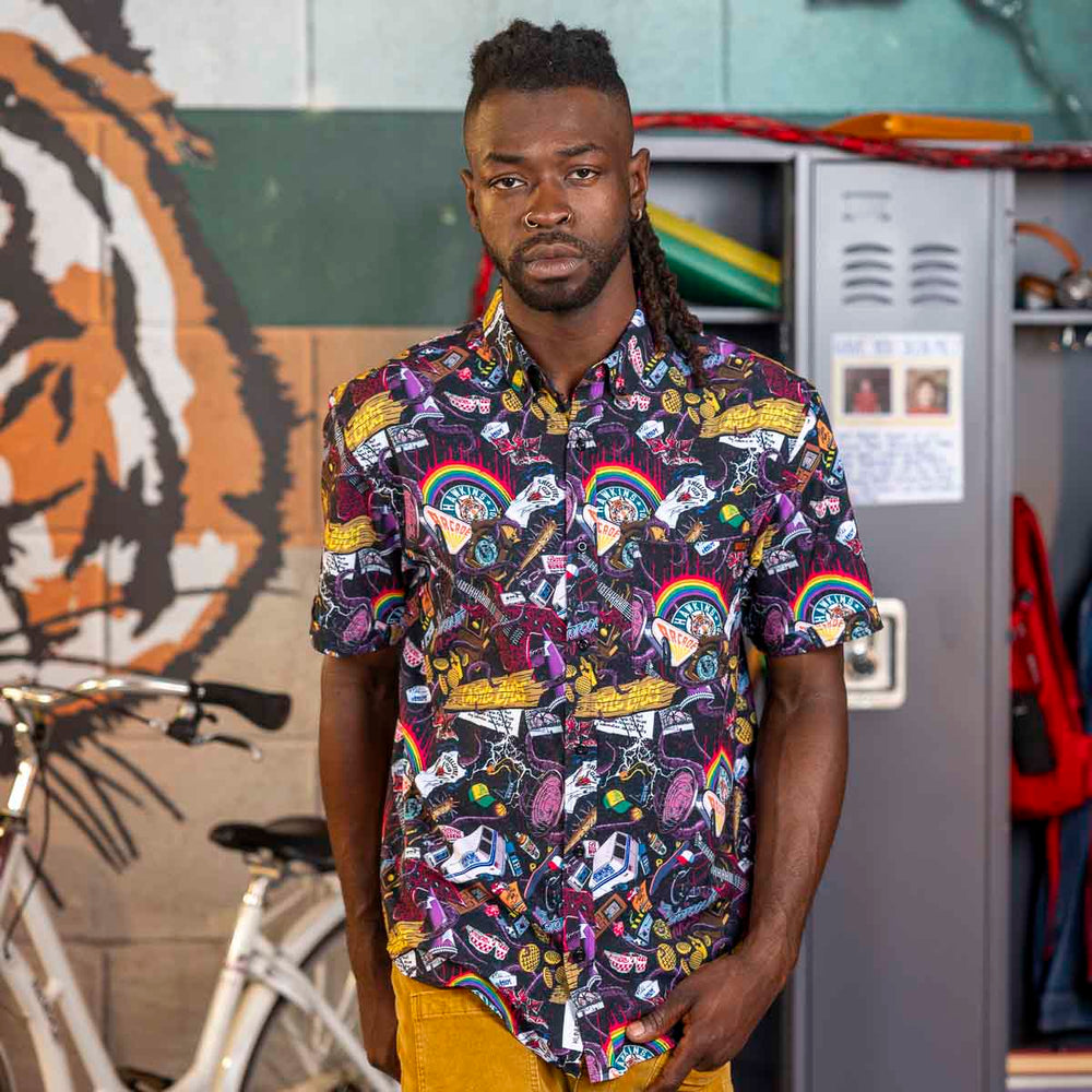 Stranger Things "Dimensions Collide" – KUNUFLEX Short Sleeve Shirt - Image 2