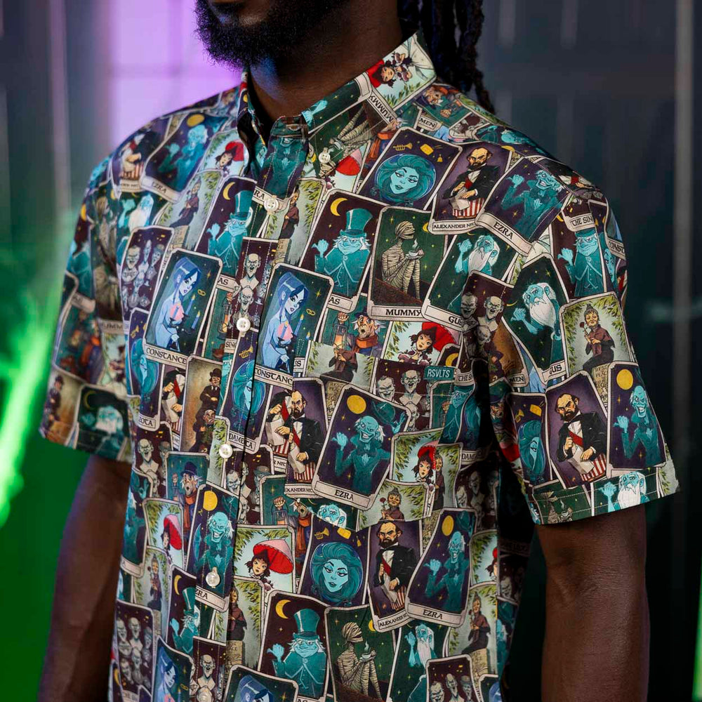 Disney's Haunted Mansion "Deck of the Dead" – KUNUFLEX Short Sleeve Shirt - Image 4
