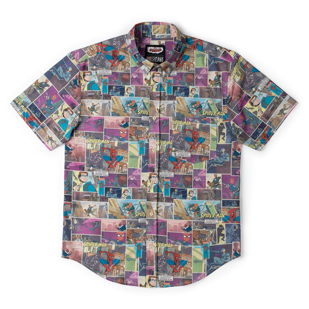 Your Friendly Neighborhood Spider-Man "In the Swing of Things" – KUNUFLEX Short Sleeve Shirt - Image 5