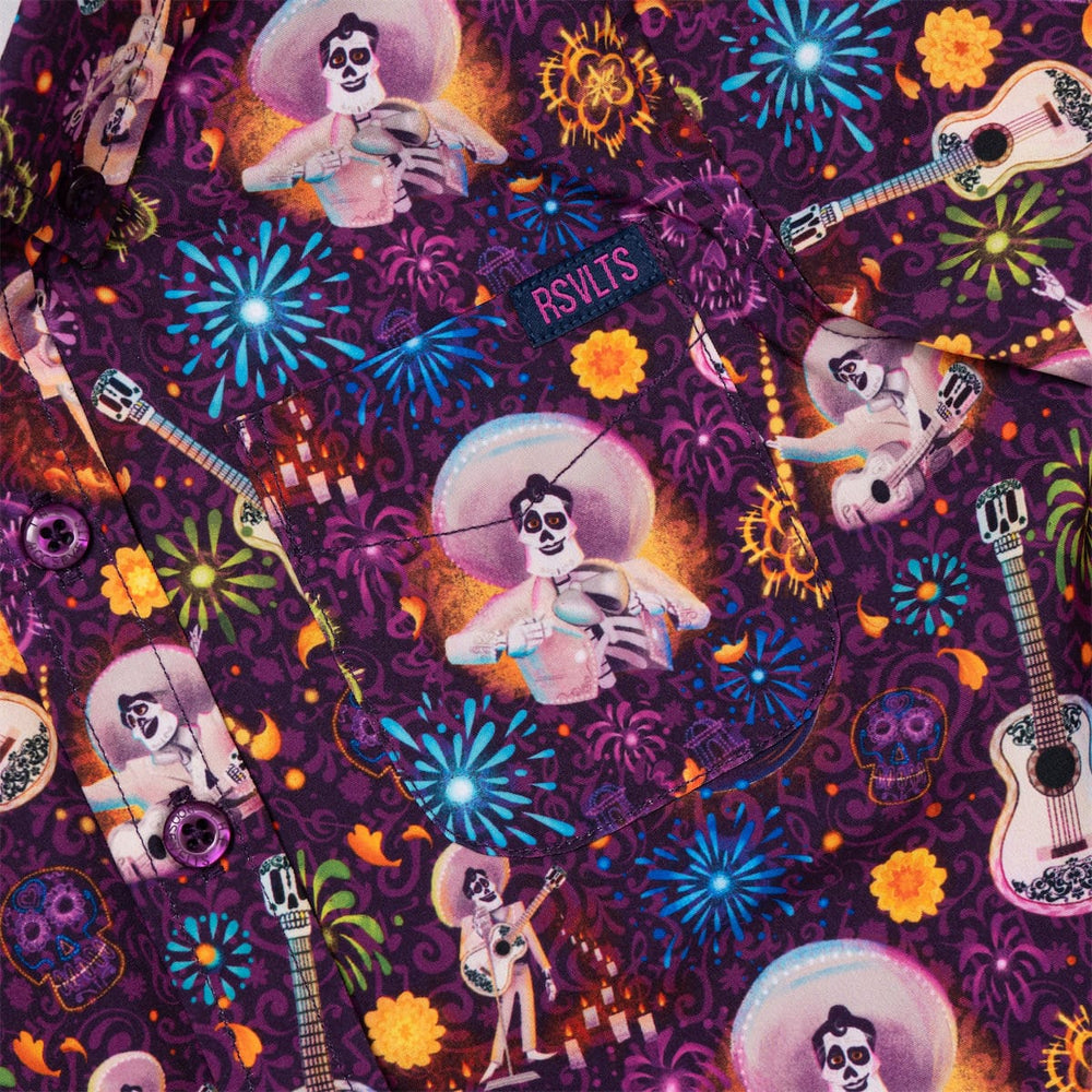 Disney and Pixar Coco "Remember Me" – Preschooler KUNUFLEX Short Sleeve Shirt - Image 3
