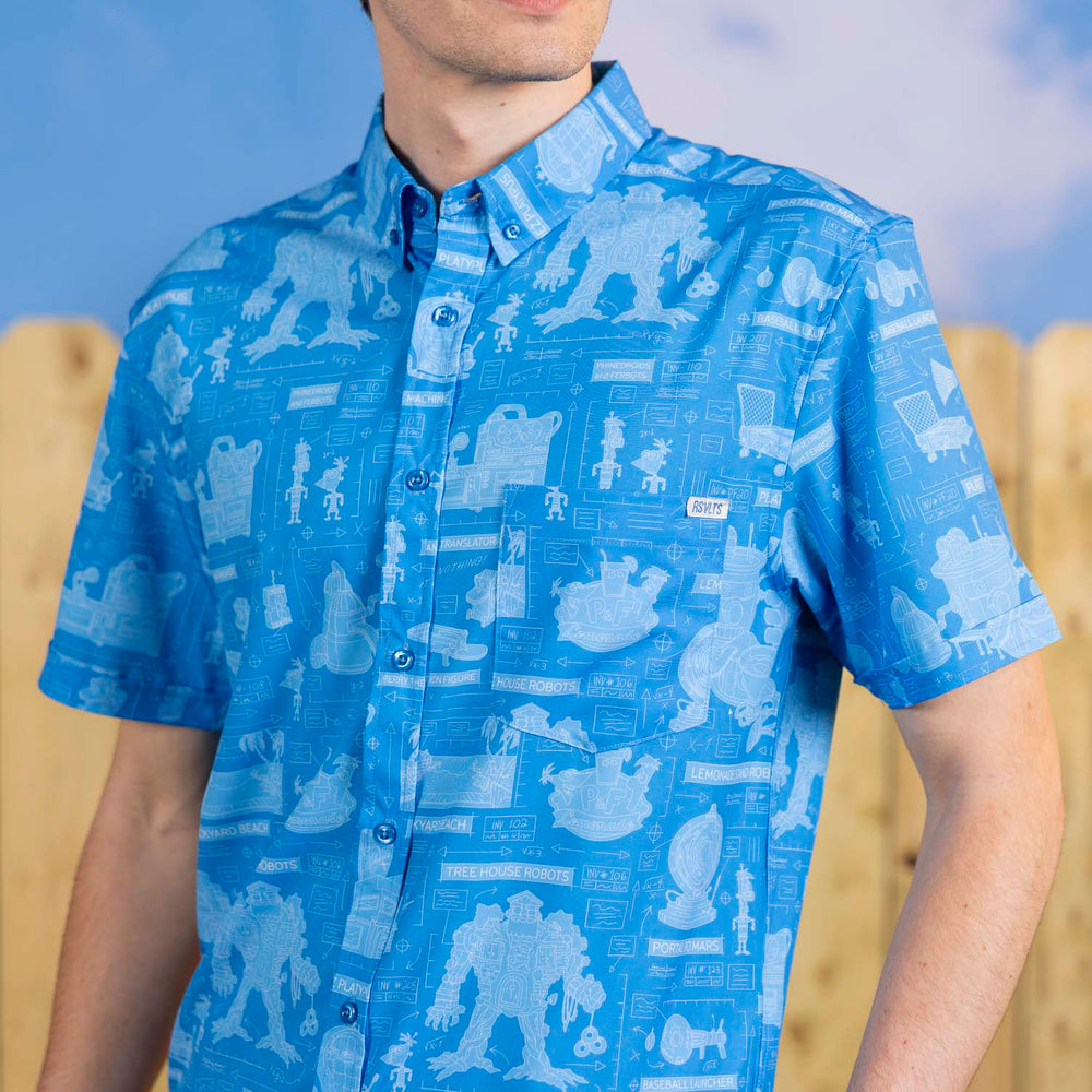Disney’s Phineas and Ferb "Backyard Blueprints" – KUNUFLEX Short Sleeve Shirt - Image 4