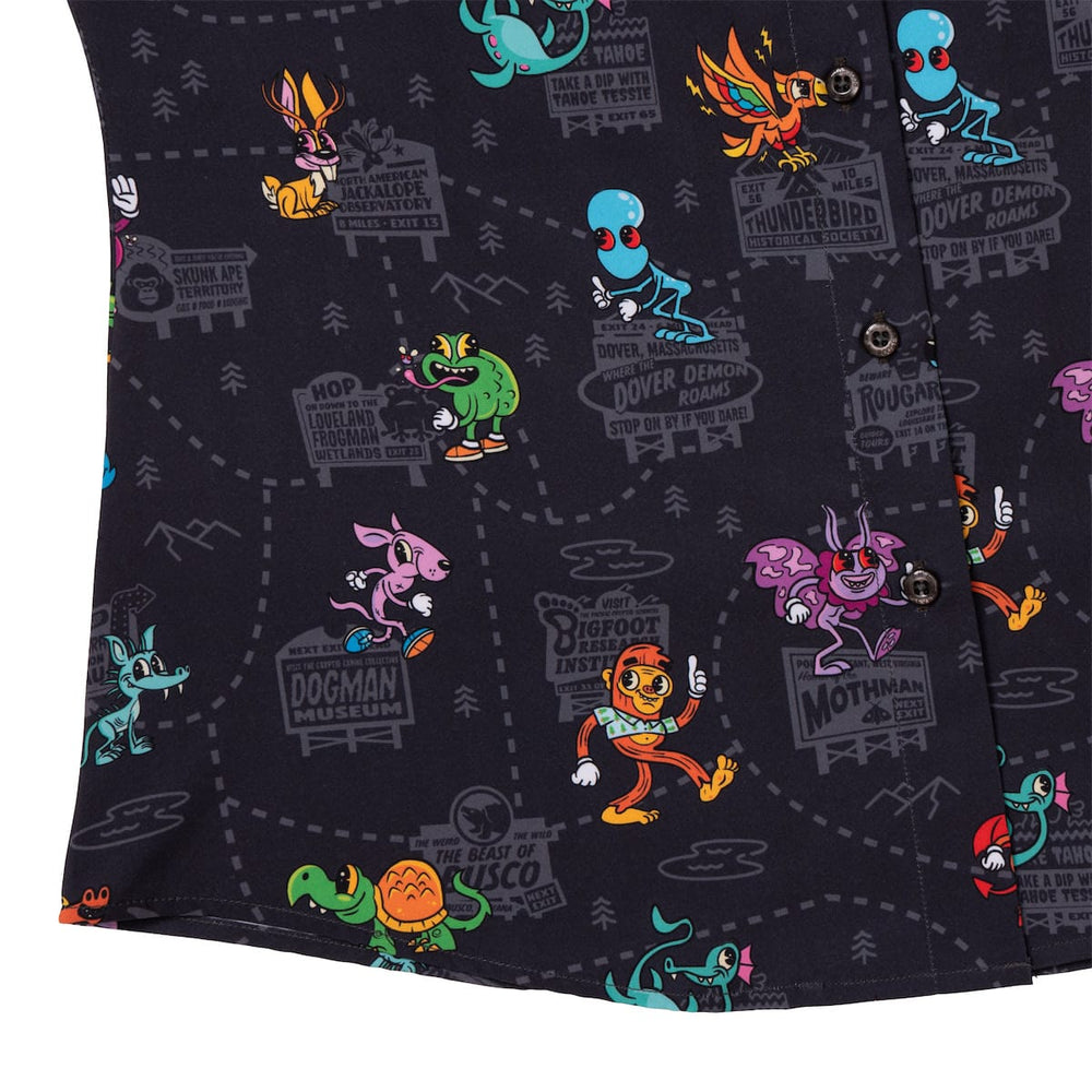 Cryptid Country – Women's KUNUFLEX Short Sleeve Shirt - Image 4