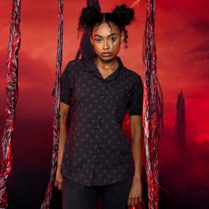 Stranger Things "Demogarden" – Women's KUNUFLEX Short Sleeve Shirt
