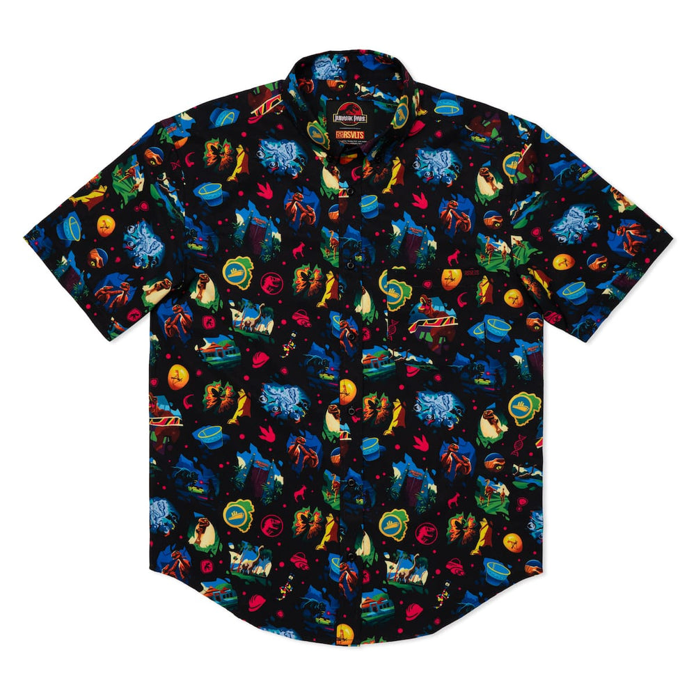 Jurassic Park "Neon ‘93" – KUNUFLEX Short Sleeve Shirt - Image 5