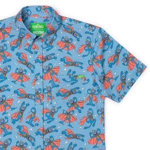 Sesame Street "Super Grover" – KUNUFLEX Short Sleeve Shirt