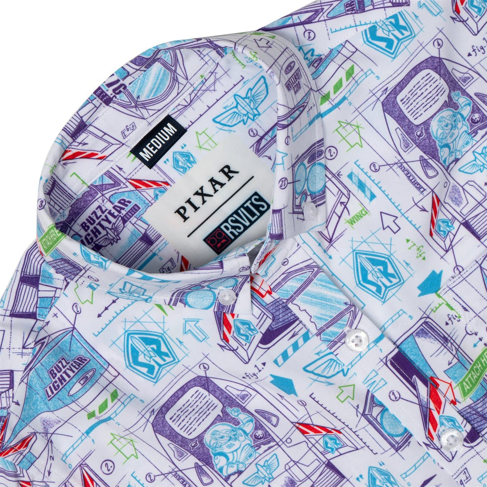 Disney and Pixar Toy Story "Space Ranger Schematics" – Youth KUNUFLEX Short Sleeve Shirt - Image 3