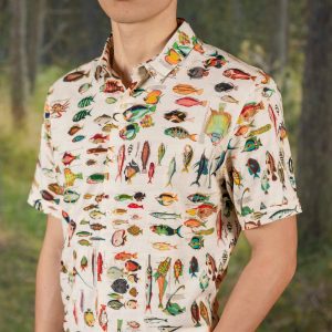 The Great Outdoors "Fantastical Fish" – Bamboo Short Sleeve Shirt