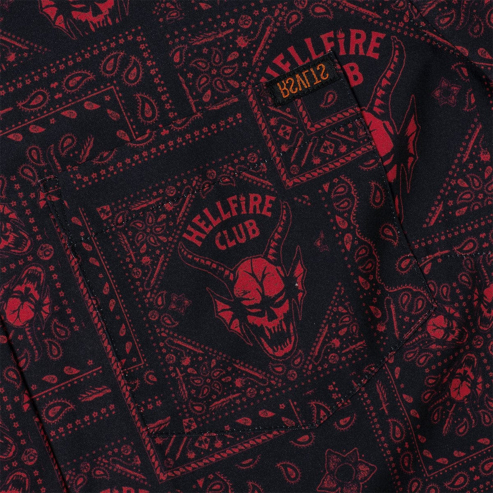 Stranger Things "Welcome to Hellfire" – Women's KUNUFLEX Short Sleeve Shirt - Image 3