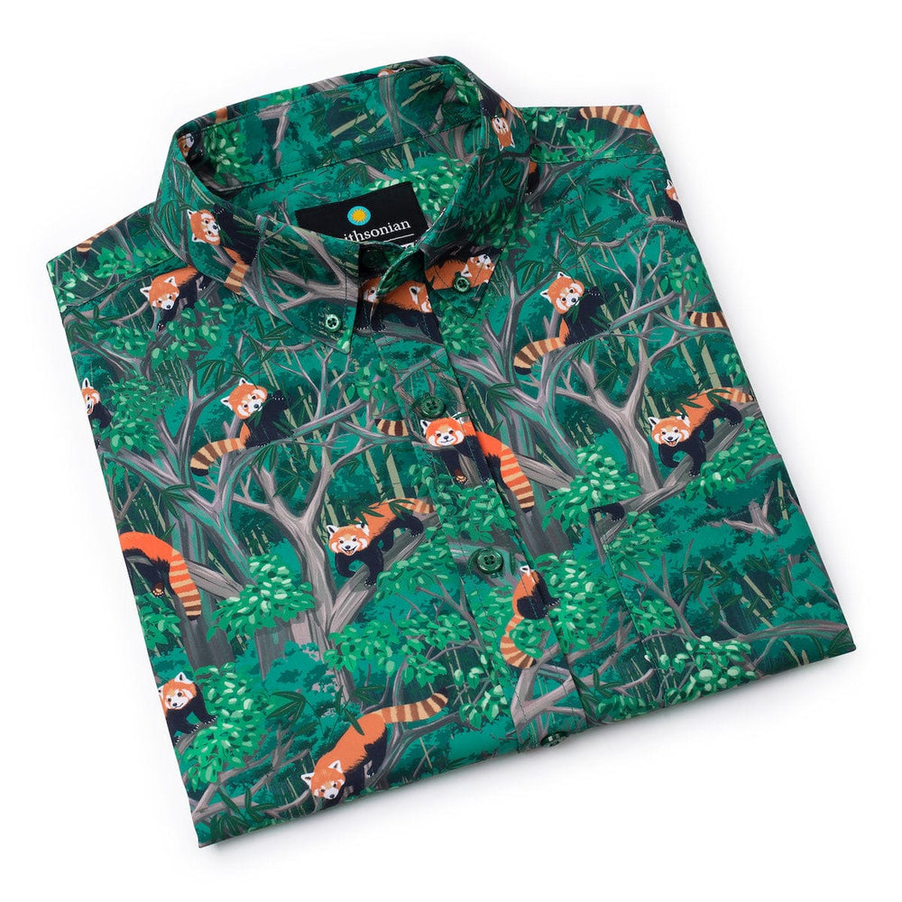 Smithsonian's National Zoo and Conservation Biology Institute "Red Panda-monium" – KUNUFLEX Short Sleeve Shirt - Image 6