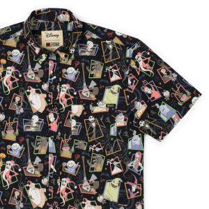 Disney Tim Burton's The Nightmare Before Christmas "Nightmare Neighbors" – KUNUFLEX Short Sleeve Shirt