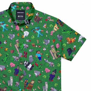 Minecraft "Overworld Odyssey" – KUNUFLEX Short Sleeve Shirt