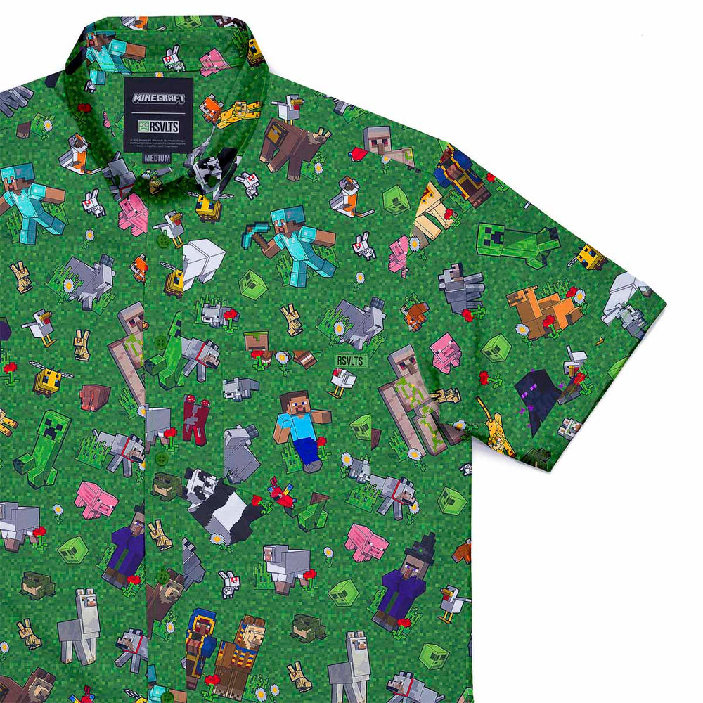 Minecraft "Overworld Odyssey" – KUNUFLEX Short Sleeve Shirt