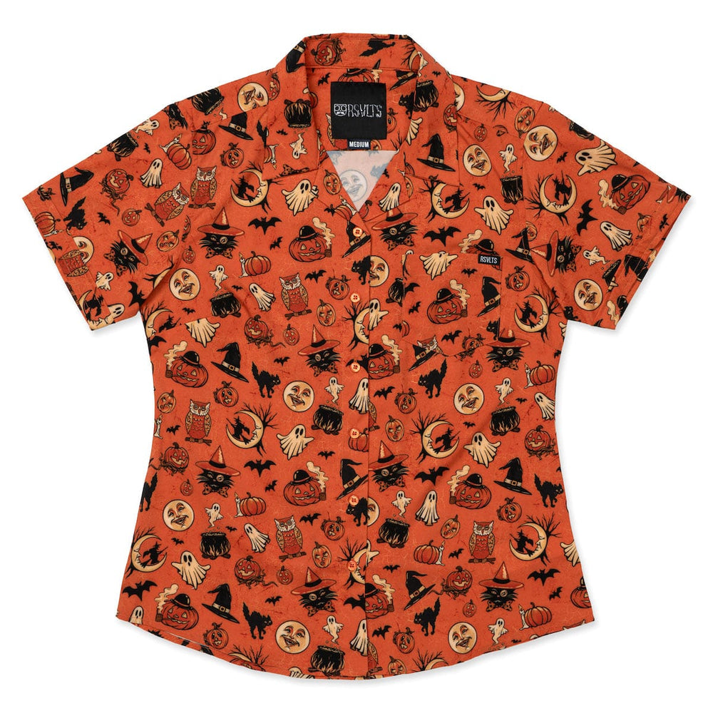 Vintage Haunts – Women's KUNUFLEX Short Sleeve Shirt - Image 2