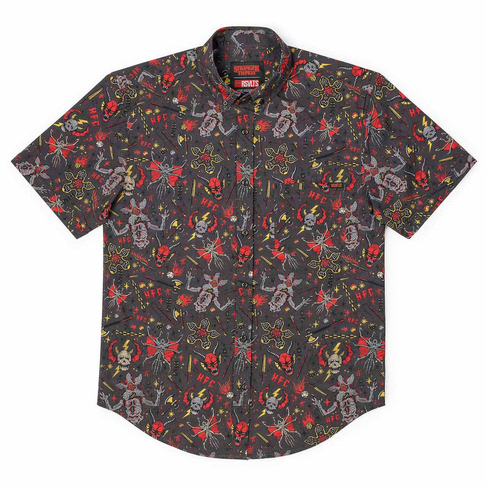Stranger Things "Hellfire Club" – KUNUFLEX Short Sleeve Shirt - Image 5