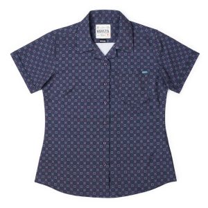 Midnight Mosaic – Women's KUNUFLEX Short Sleeve Shirt