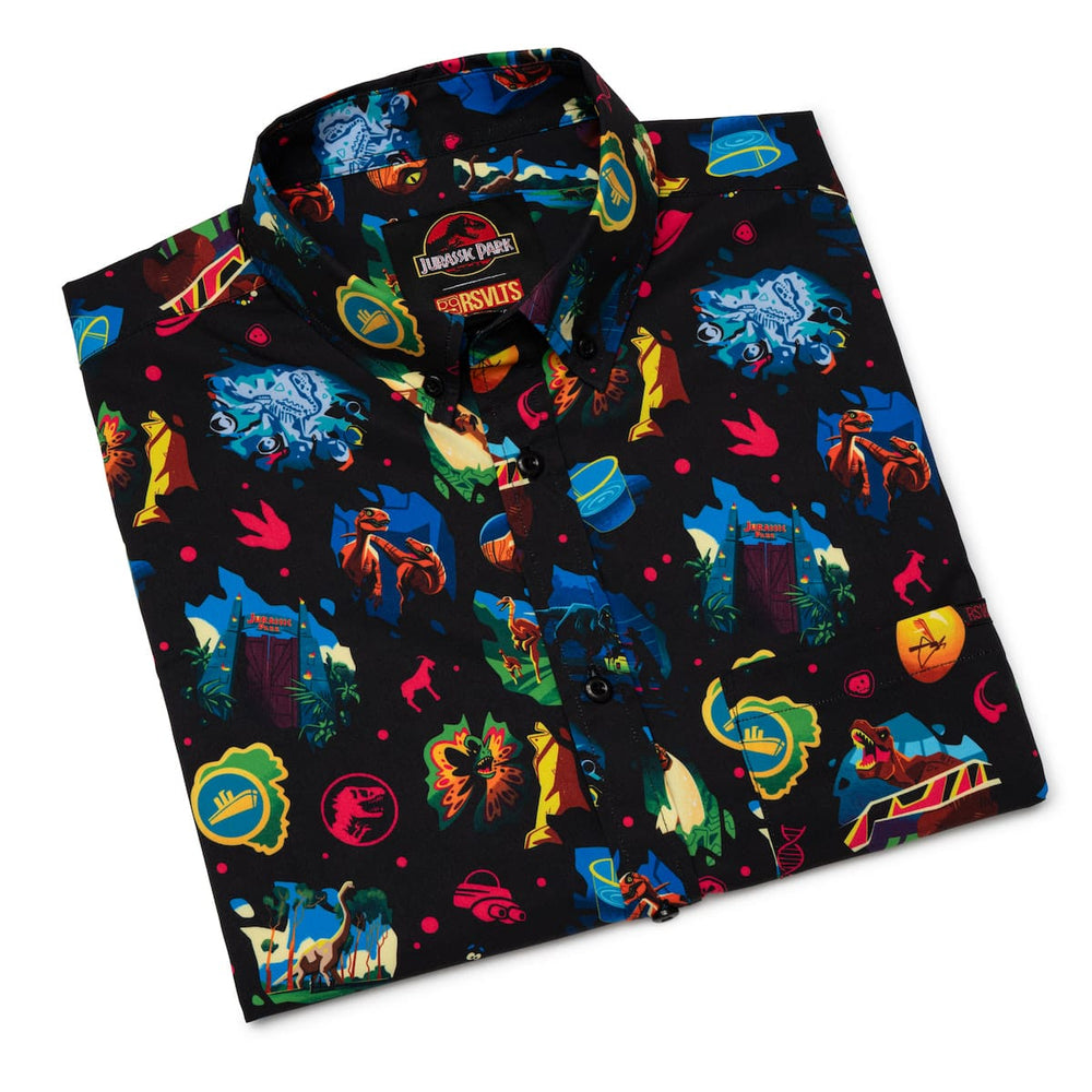 Jurassic Park "Neon ‘93" – KUNUFLEX Short Sleeve Shirt - Image 8