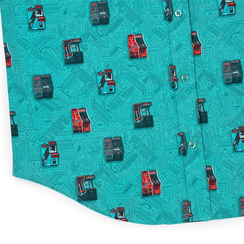 Disney's Tron "Flynn’s Arcade" – KUNUFLEX Short Sleeve Shirt - Image 7