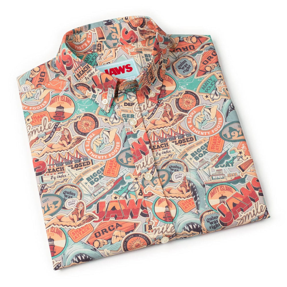 Jaws "Greetings from Amity" – KUNUFLEX Short Sleeve Shirt - Image 8