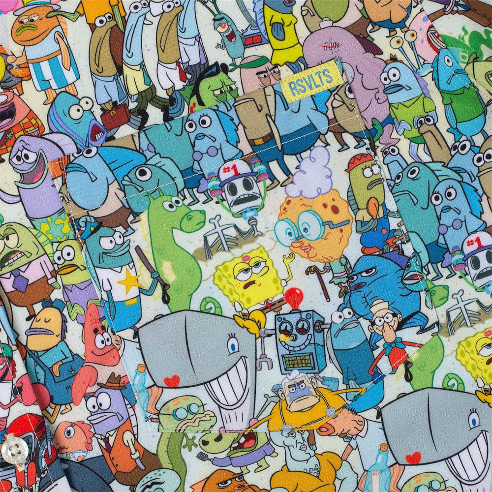 SpongeBob "Welcome to Bikini Bottom" – KUNUFLEX Short Sleeve Shirt - Image 3