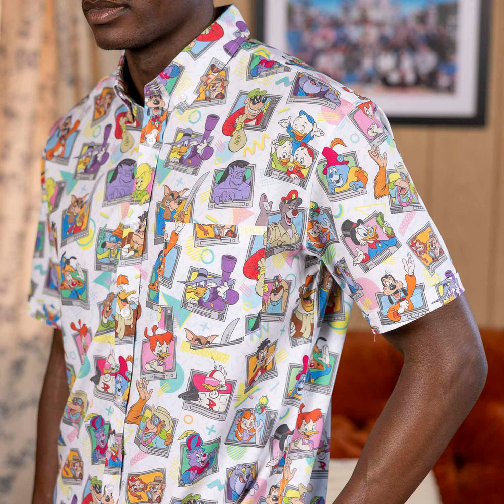 Disney "Don't Touch That Dial" – KUNUFLEX Short Sleeve Shirt - Image 4