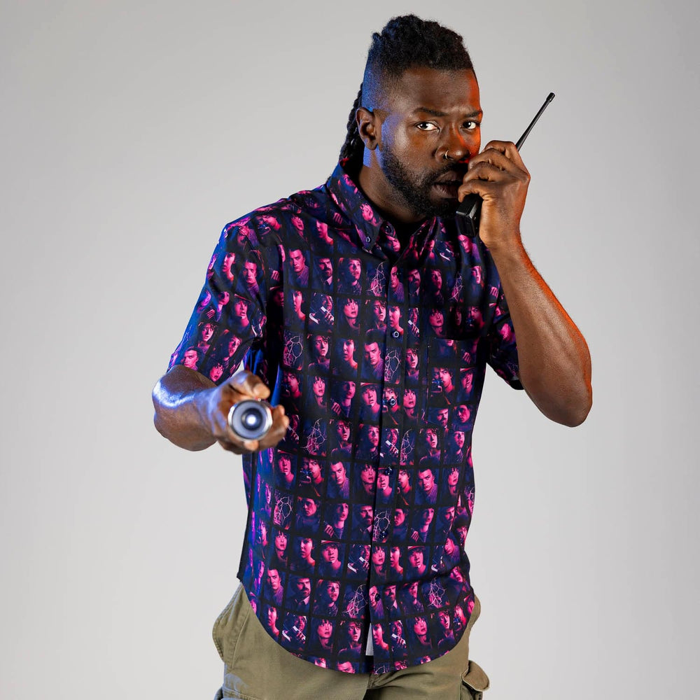 Stranger Things "Heroes of Hawkins" – KUNUFLEX Short Sleeve Shirt - Image 2