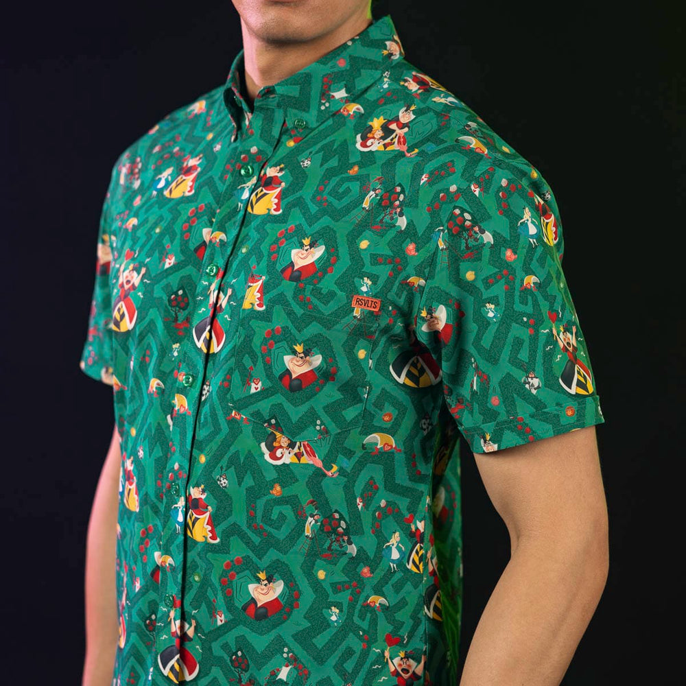Disney "Off with Their Heads!" – KUNUFLEX Short Sleeve Shirt - Image 4