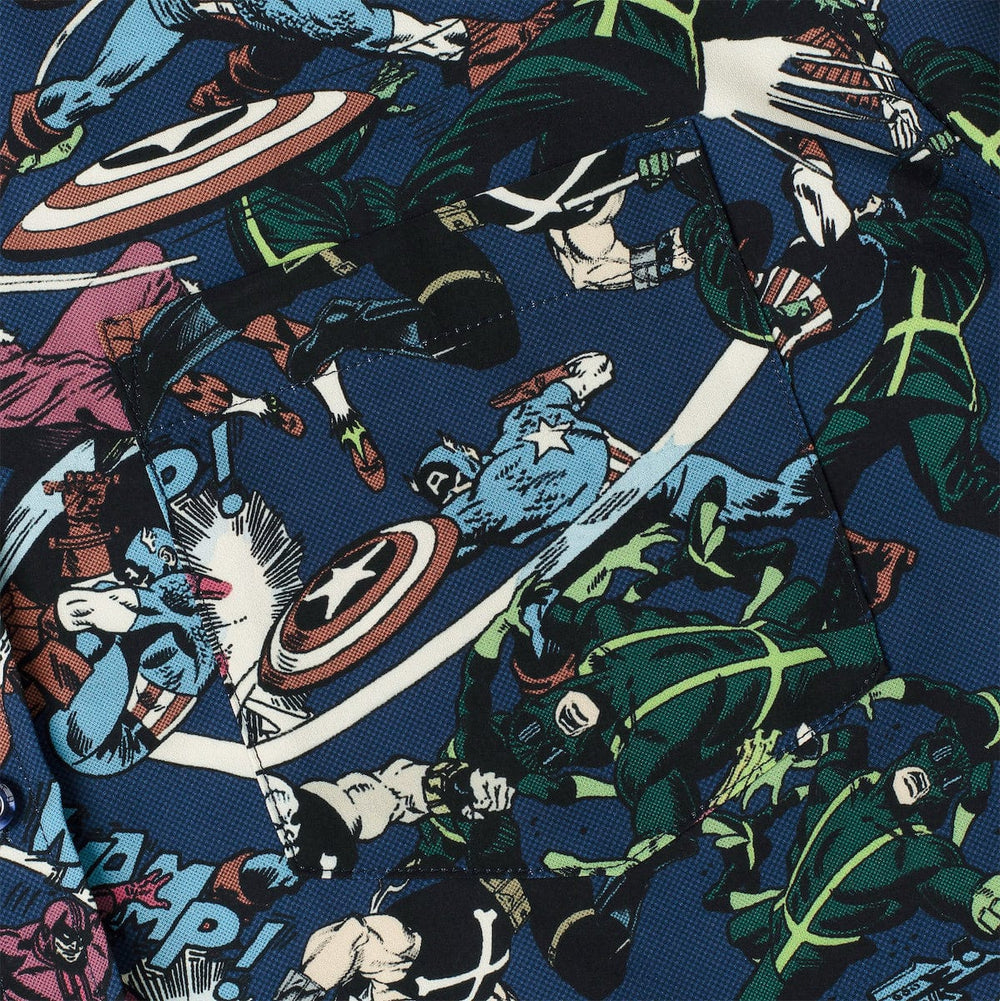 Captain America "No Surrender" – KUNUFLEX Short Sleeve Shirt - Image 3