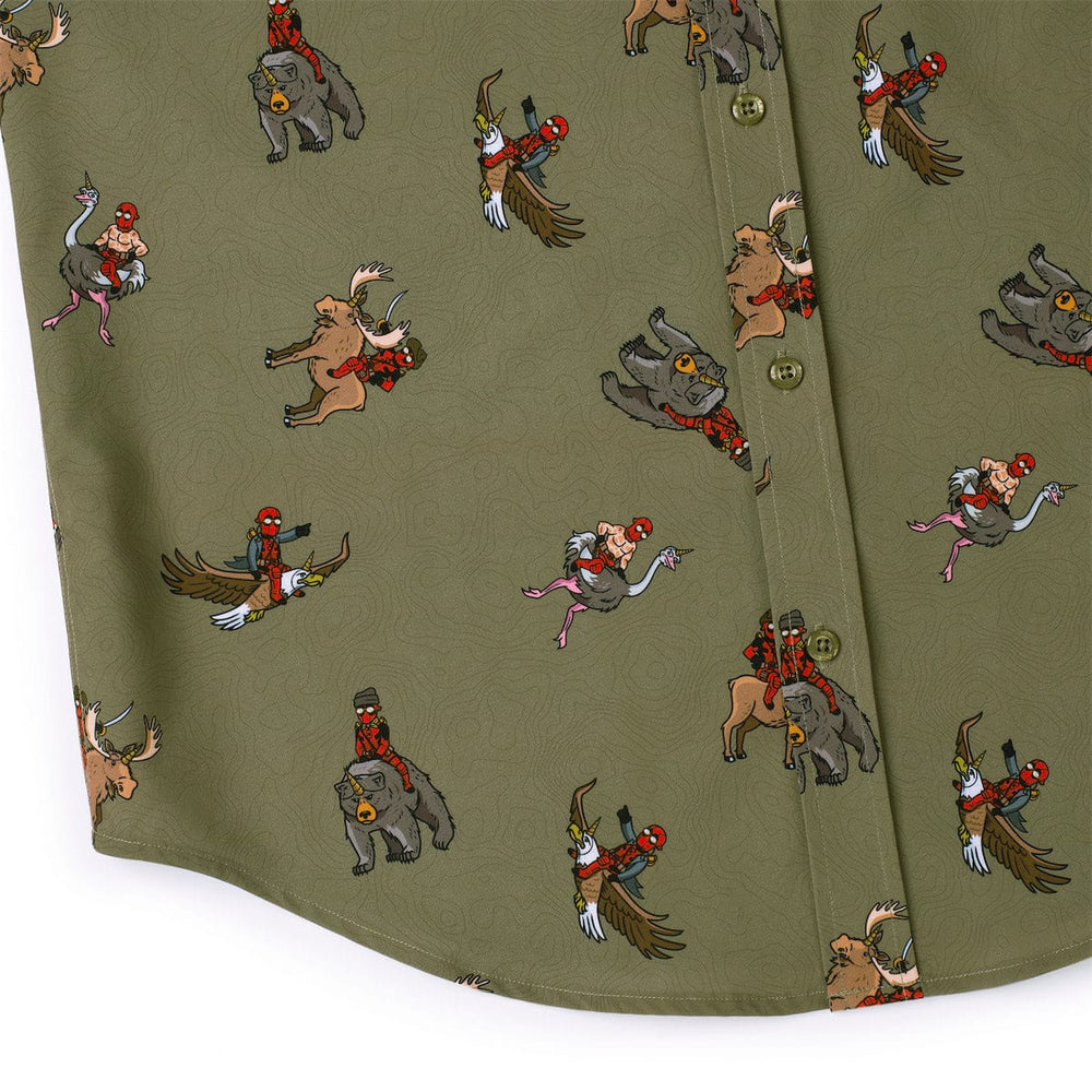 Deadpool "Deady Riding Things" – KUNUFLEX Short Sleeve Shirt - Image 8
