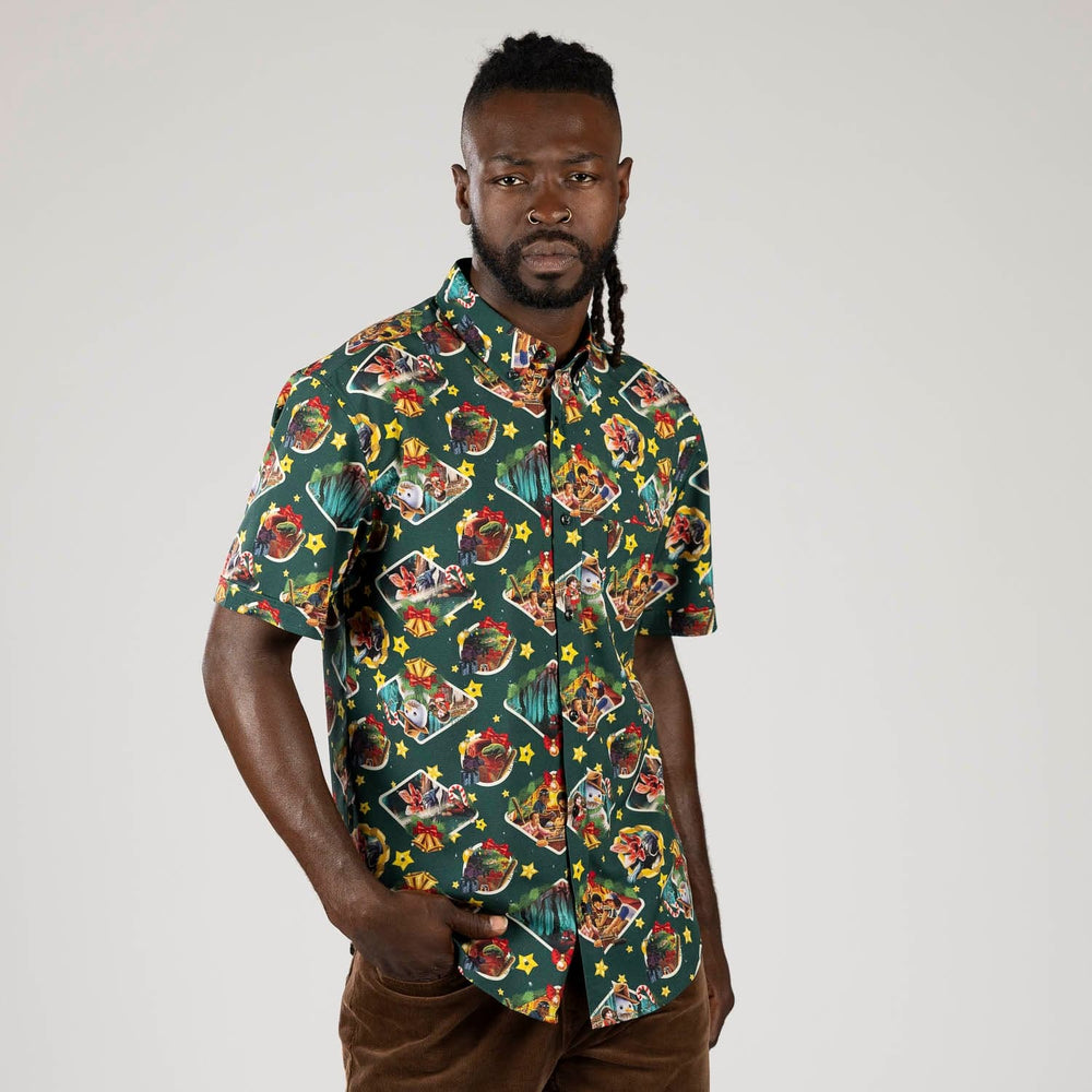 Stranger Things "Season’s Creepings" – KUNUFLEX Short Sleeve Shirt - Image 2