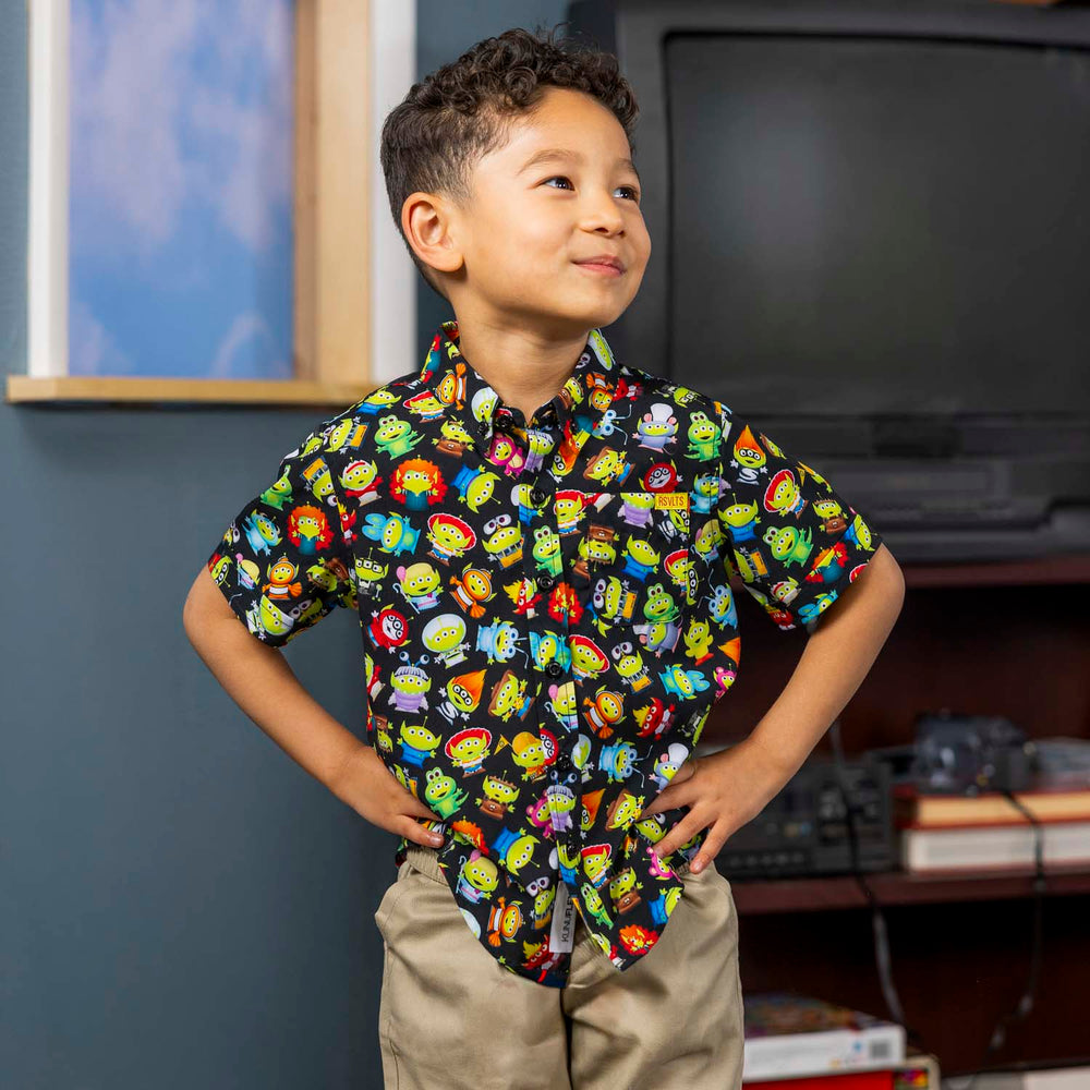 Disney and Pixar Toy Story "Cosmic Costumes" – Preschooler KUNUFLEX Short Sleeve Shirt