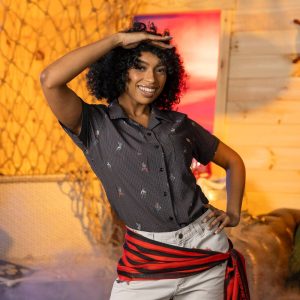 Shiver Me Timbers – Women's Stretch Seersucker Short Sleeve Shirt