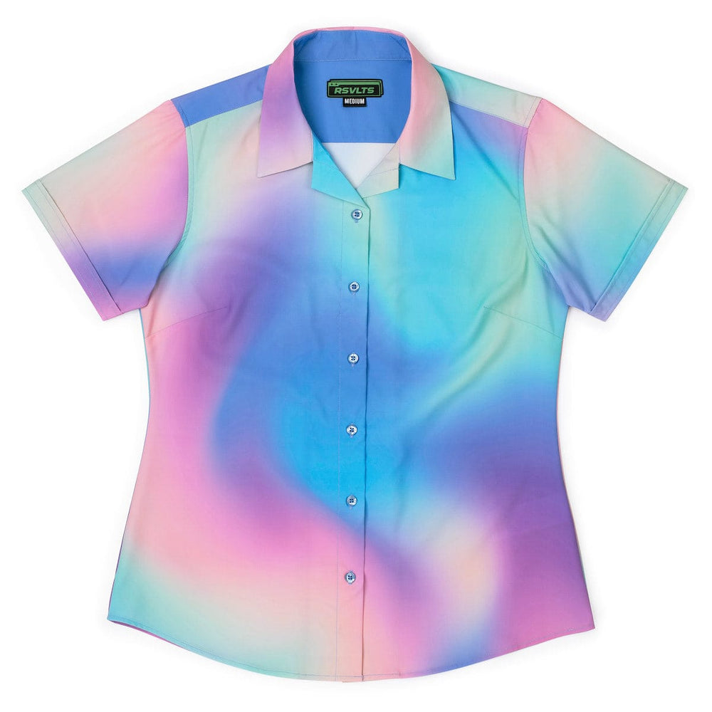 Y2K Retro "Sandstorm" – Women's KUNUFLEX Short Sleeve Shirt - Image 2
