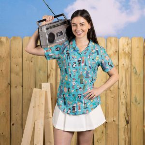 Disney’s Phineas and Ferb "Citizens of Danville" – Women's KUNUFLEX Short Sleeve Shirt
