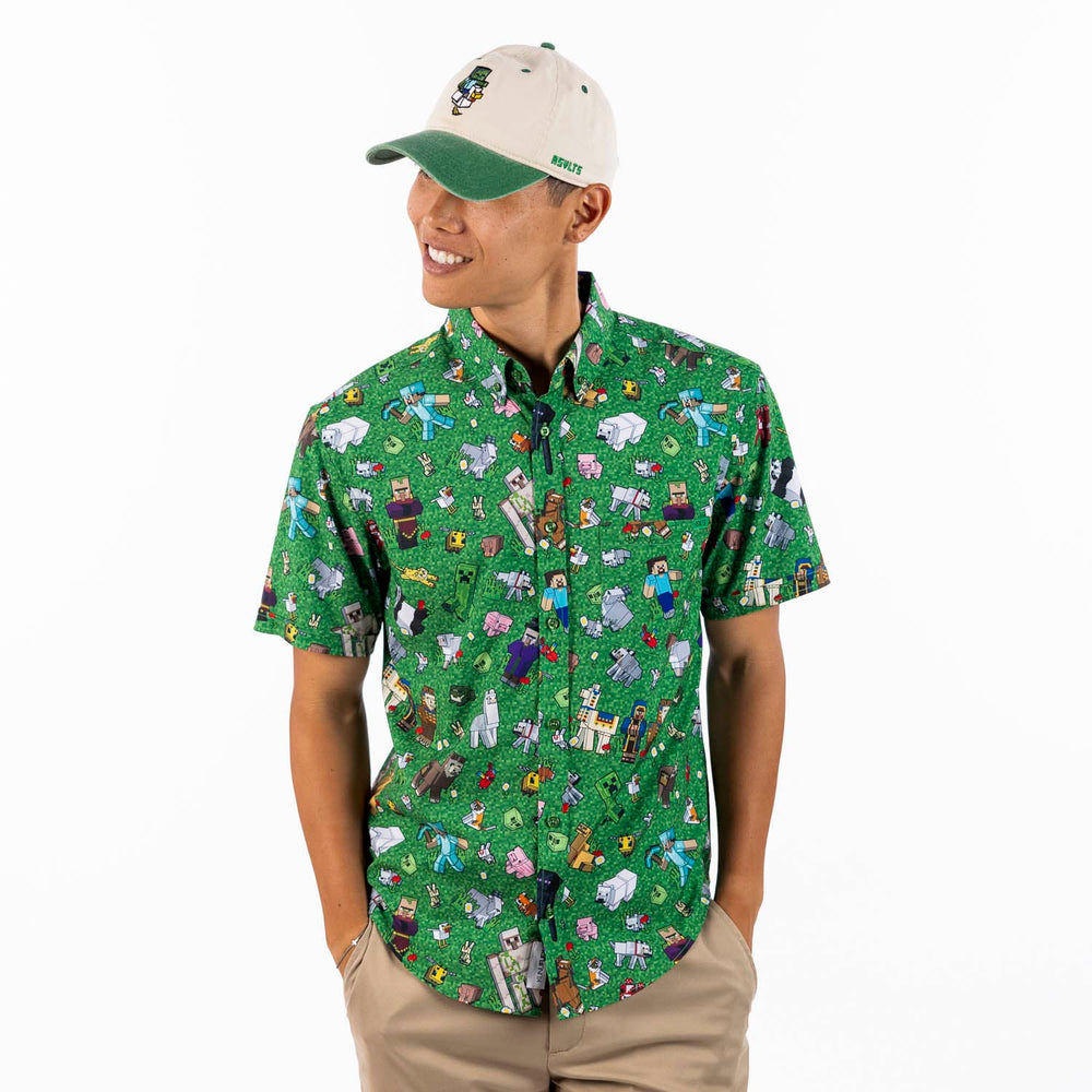 Minecraft "Overworld Odyssey" – KUNUFLEX Short Sleeve Shirt - Image 2